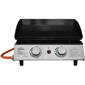 dellonda 2 Burner Portable Gas Plancha Grill BBQ Griddle with Piezo Ignition, St