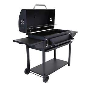 Charles Bentley Deluxe Steel Charcoal BBQ Grill Black