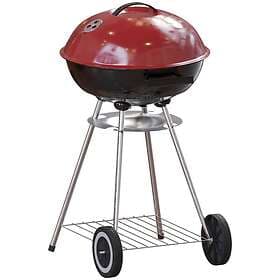 Garden Vida Memphis Freestanding Kettle Grill Bbq Red & Black