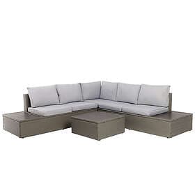 Charles Bentley Rattan & Polywood Corner Lounge Set