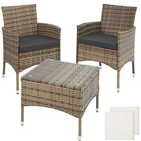 Rattan garden furniture set Lucerne tables and chairs, set, outdoor table chairs