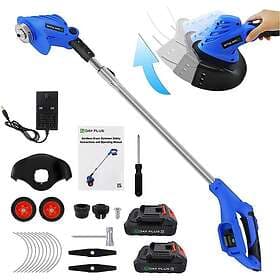 Electric BRIEFNESS Cordless Strimmer, 21V Trimmer Grass Trimmer, Lawn Mower, Pru
