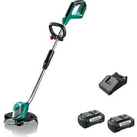 Bosch ADVANCEDGRASSCUT 36v Cordless Grass Trimmer 300mm 2 x 4ah Li-ion Charger