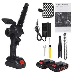 Unbranded 6" Electric Cordless Chain Saw Woodworking Pruning Cutter