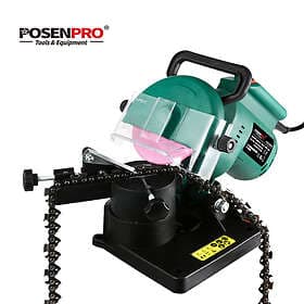 Unbranded POSENPRO 220W Chain Saw Sharpener 100mm 4" Inches Power Electric Chain