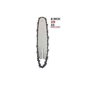 Unbranded 8 " Chainsaw Guide Chain Cordless Electric Saw Mini Pruning Wood Cutte