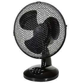 Zanussi 9" Inch, Portable Desk Fan, 2 Speed Settings, Wide-Angled Oscillation, Q