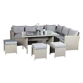 Outdoor Living Knutsford 9-seat Rattan Corner Set