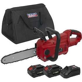 Sealey Cordless Chainsaw 25cm 20V SV20 Series Kit 2 Batteries CP20VCHSKIT