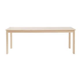 1898 Alfred matbord 90x220 cm Vitpigmenterad ek