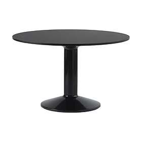 Muuto Midst pelarbord o120 cm Black Linoleum-Black