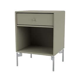Montana Dream sängbord fennel 144, kromben