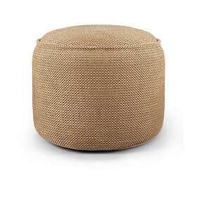 Ethnicraft Donut outdoor pouf sittpuff Marsala check