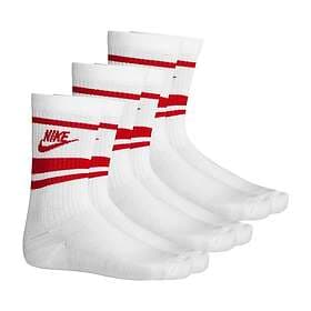 Nike Strumpor NSW Crew Essential 3-pack adult VIT/SVART/SVART