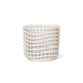 Ferm Living Ceramic Basket Large Off-White