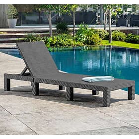 Keter Daytona Sunbed graphite grey
