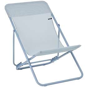 LaFuma Maxi Transat Colorblock Batyline Iso Deckchair, Ciel Stål