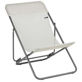 LaFuma Maxi Transat Batyline Iso Deckchair, Seigle II Stål