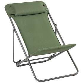 LaFuma Maxi Transat+ BeComfort Deckchair, Oliv Olivgrön Galvaniserat stål