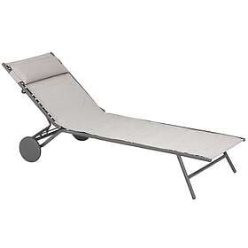 LaFuma Miami II Batyline Duo Sunbed, Galet Stål