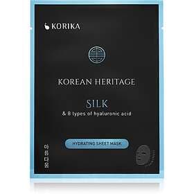 KORIKA Korean Heritage Silk & 8 Types of Hyaluronic Acid Hydrating Sheet Mask