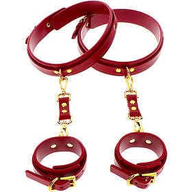 Taboom Bondage Luxury: Wrist To Thigh Cuff Set