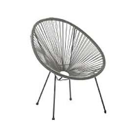 Beliani ACAPULCO II gray rattan chair