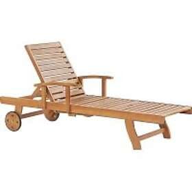Shumee Sun lounger acacia wood JAVA