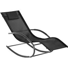 Shumee Black CARANO II Garden Rocking Lounger