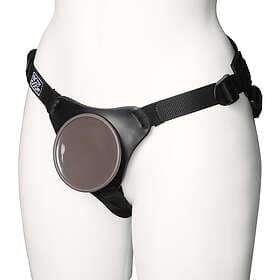 King Cock Elite Comfy Body Dock Strap-On-Sele Svart