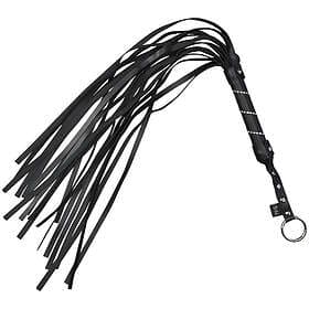 Sex & Mischief Strassprydd Flogger 77 cm Svart
