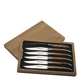 Laguiole Stekkniv 6-pack Olivträ