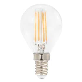 Airam LED Filament P45 4.5W E14 470lm Dimbar Klar Glas