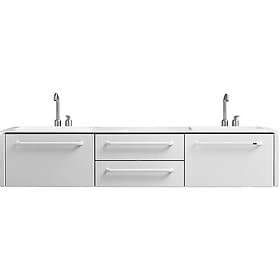 Vipp 983 Modul Till Badrum, Stor Vit Stainless Steel stål