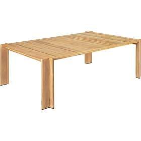GUBI Atmosfera Dining Table, 105x209 cm Natural Massiv teak