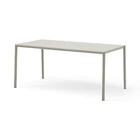 New Works May Table 85x170 cm, Ljusgrå Stål