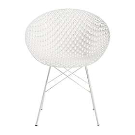 Kartell Matrix Stol Utomhus, Vit Metall