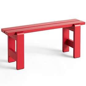 Hay Weekday Bench 23x111 cm, Vinröd Furu