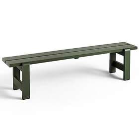 Hay Weekday Bench 32x190 cm, Oliv Olivgrön Furu