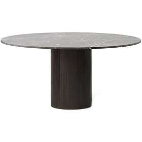 Vipp 495 Bord Runt Ø150 cm, Grå Marmor / Mörk ek Dark Oak