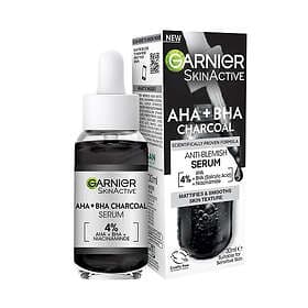 Garnier Skinactive 4% AHA BHA and Niacinamide Charcoal Serum 30ml
