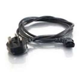 C2G BS 1363 - IEC C13 (angled) 2m