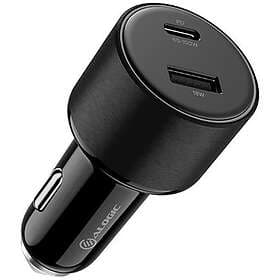 Alogic Rapid Power 100W Car Charger USB-C & USB-A