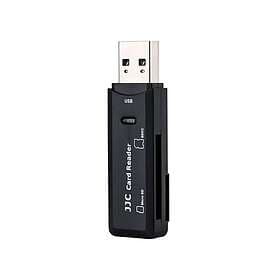 JJC Minneskortsläsare för SD SDHC/SDXC och Micro SD SDHC/SDXC