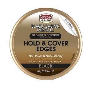African Pride Black Castor Miracle Hold & Cover Edges 64g