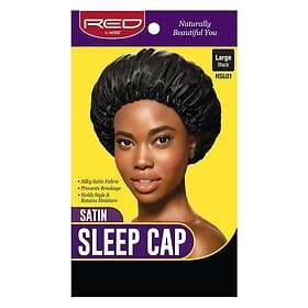 Satin Sleep Cap Svart
