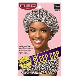 Premium Quality Satin Sleep Cap Leopard