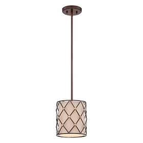 Elstead Lighting Brown Lattice pendel (Copper)