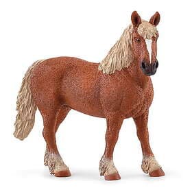 Schleich belgisk brabanthäst, sto