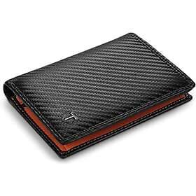 TEEHON RFID Blocking Carbon Fibre Leather Wallet